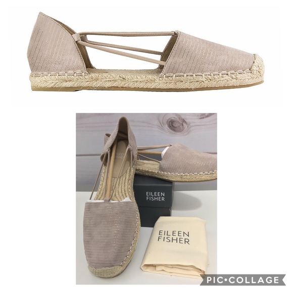eileen fisher espadrille flat